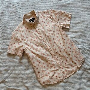 Nordstrom Boys Button Up Short Sleeve, size XL (14/16)